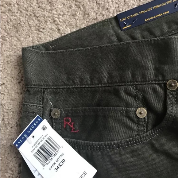 Polo Ralph Lauren Pants Hunter Olive - Picture 4 of 4