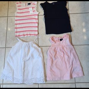 Lot of 4 BabyGap tank tops