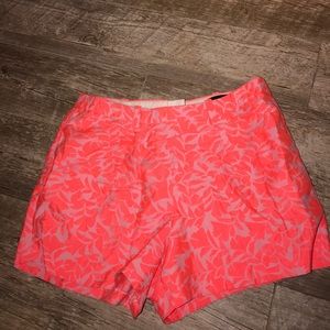 Neon pink printed shorts