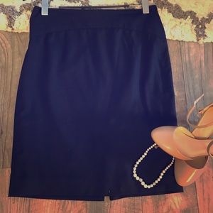 Navy The Limited pencil skirt