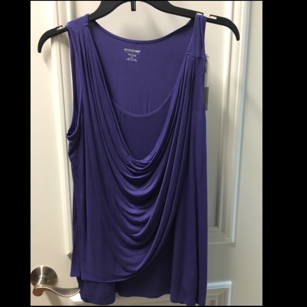 NWT! Motherhood draped nursing top