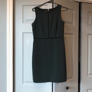 Olive green sheath dress from Ann Taylor Loft