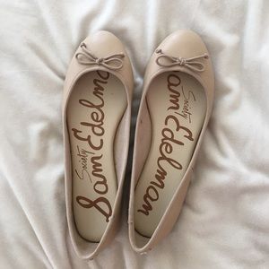 Sam Edelman tan ballet flats