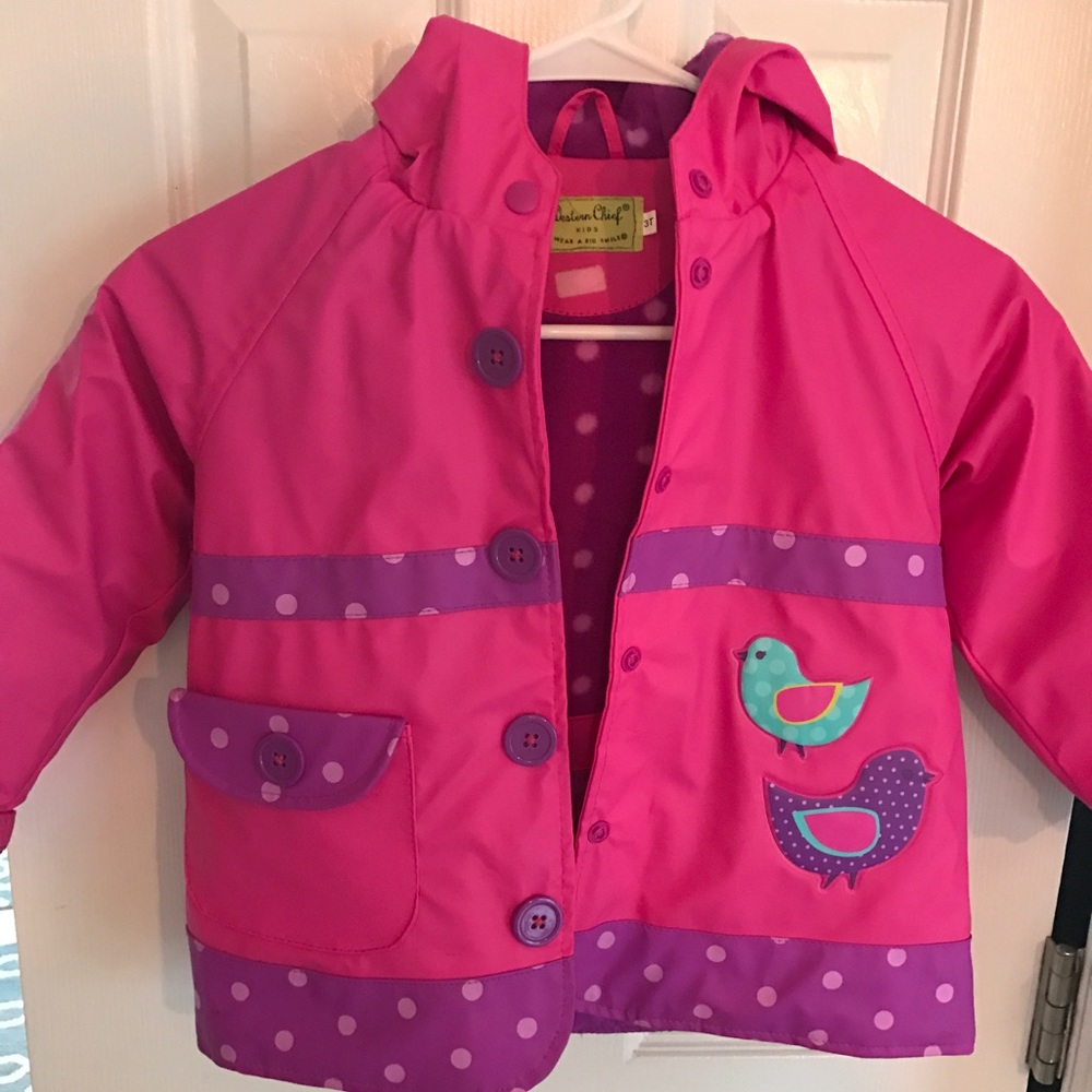 Western Chief lined rain jacket for toddler girl