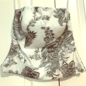 White House Black Market tube bustier top. Size 4