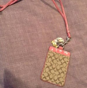 Coach lanyard