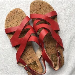 Dolce Vita red Strappy sandals