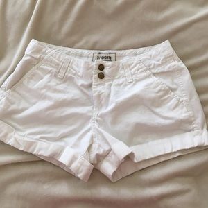 Old Navy white khaki shorts