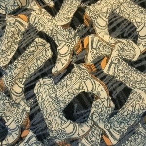 Lularoe cowboy boots leggings