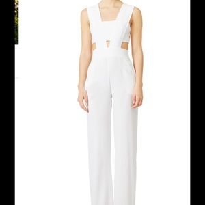 Karina Grimaldi white jumpsuit