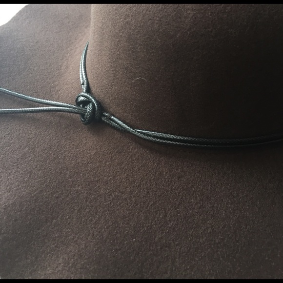 Jessica McClintock brown floppy wool hat nwt - Picture 3 of 3