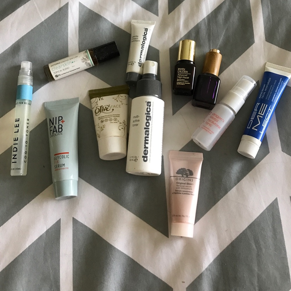 Toners, night repair, maracuja oil, moisturizer