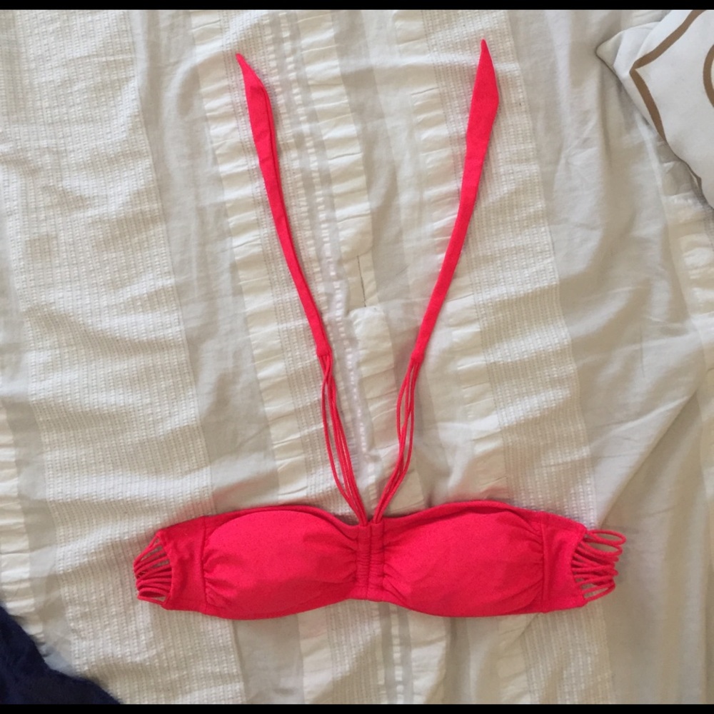 Coral Bikini Top