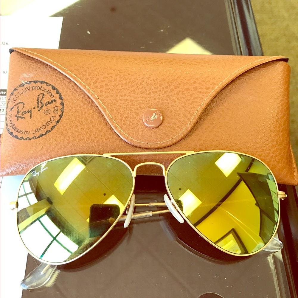 REDUCED!!!!!!! Ray-Ban Aviator Flash Lenses