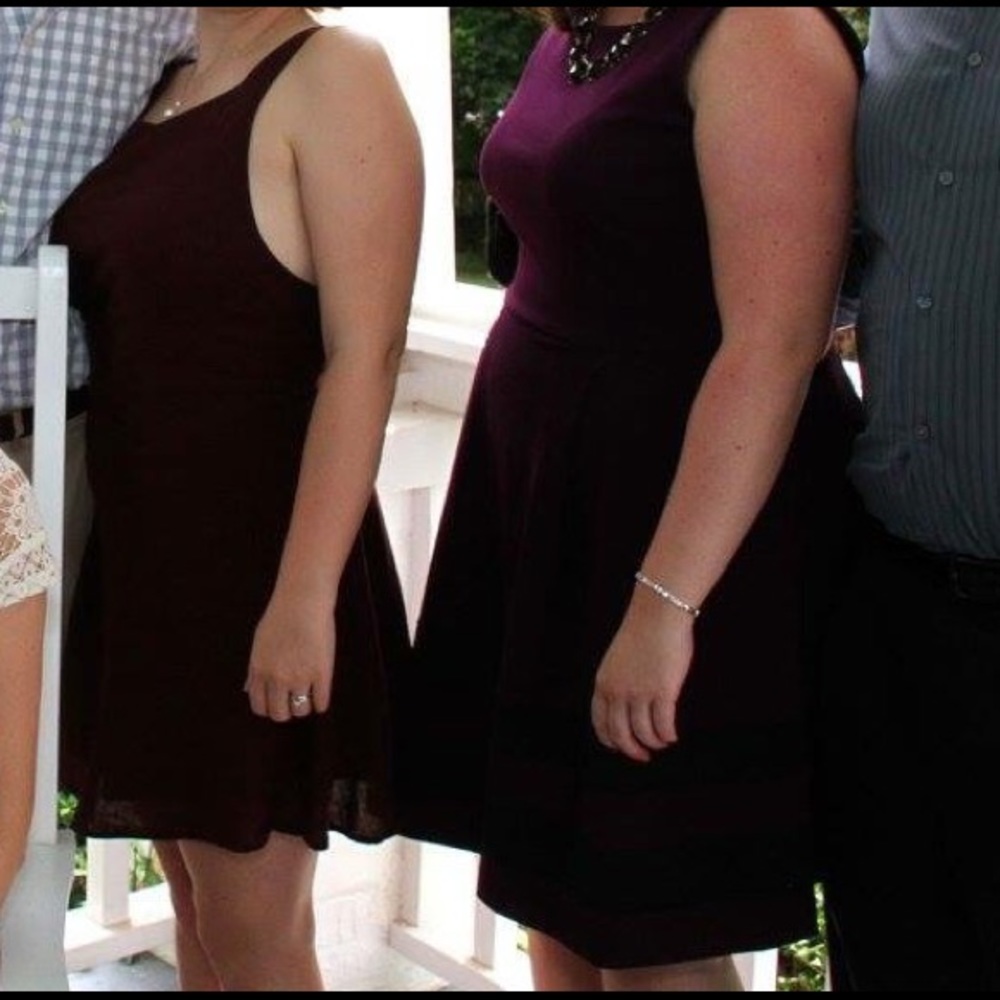 Urban outfitters maroon dress.