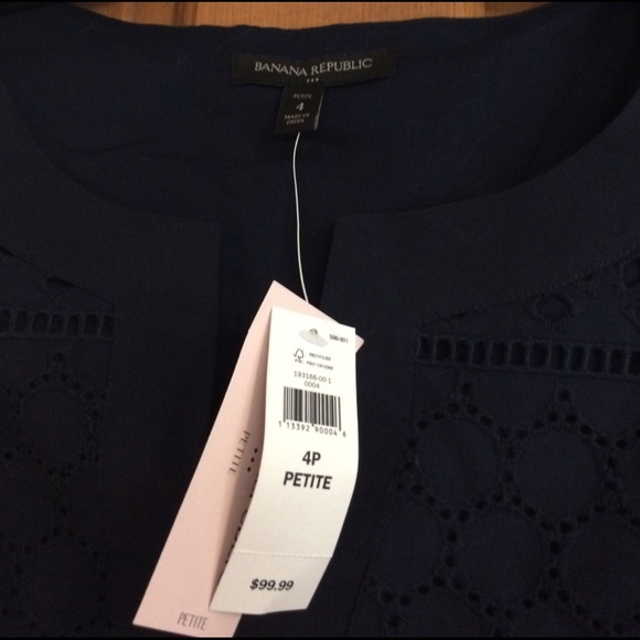 Navy 4P dress from banana republic. - Picture 2 of 4