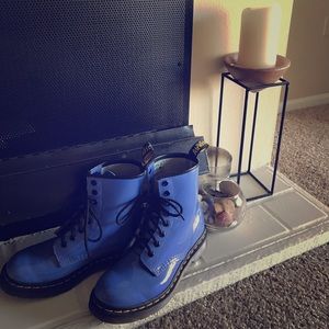 Blue Doc Martins