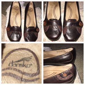 Dansko flats Leather Brown LK New Balance U.K40 10