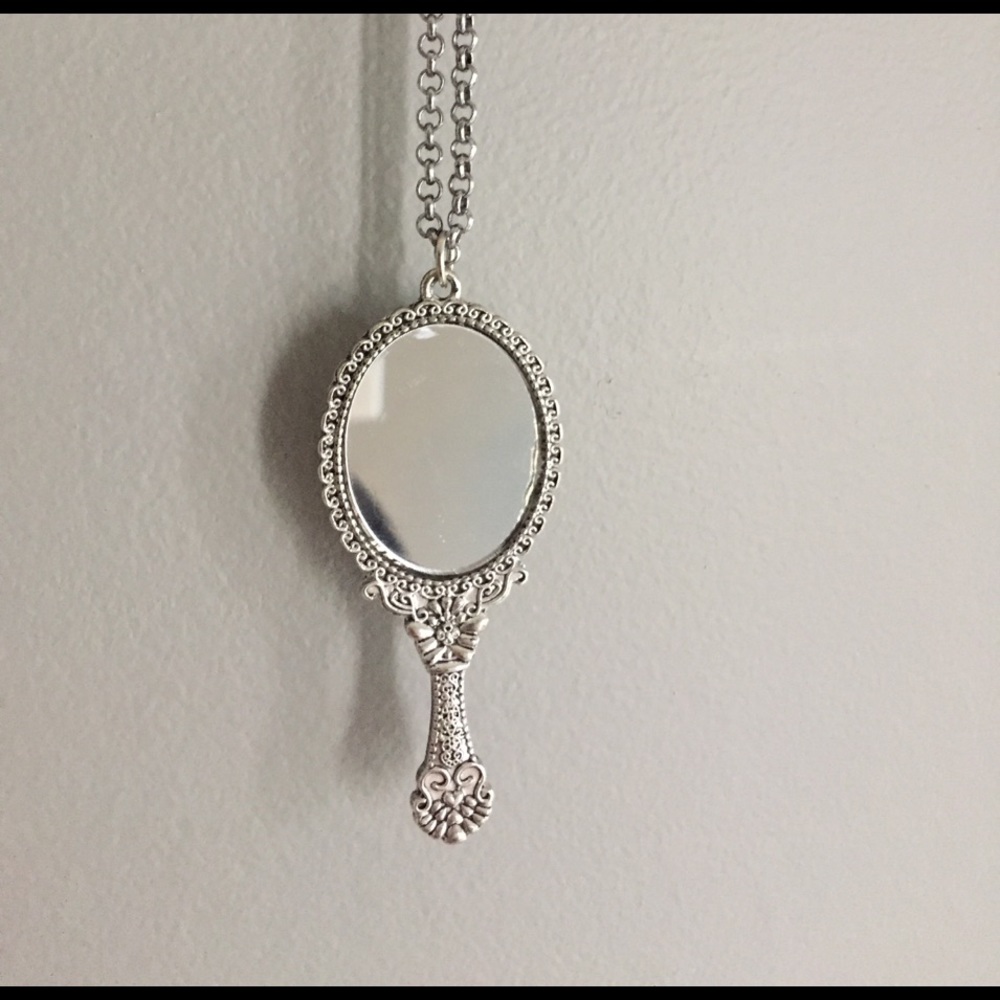 Hand Mirror Necklace