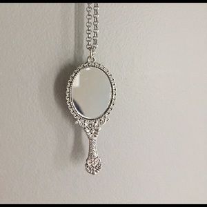Hand Mirror Necklace