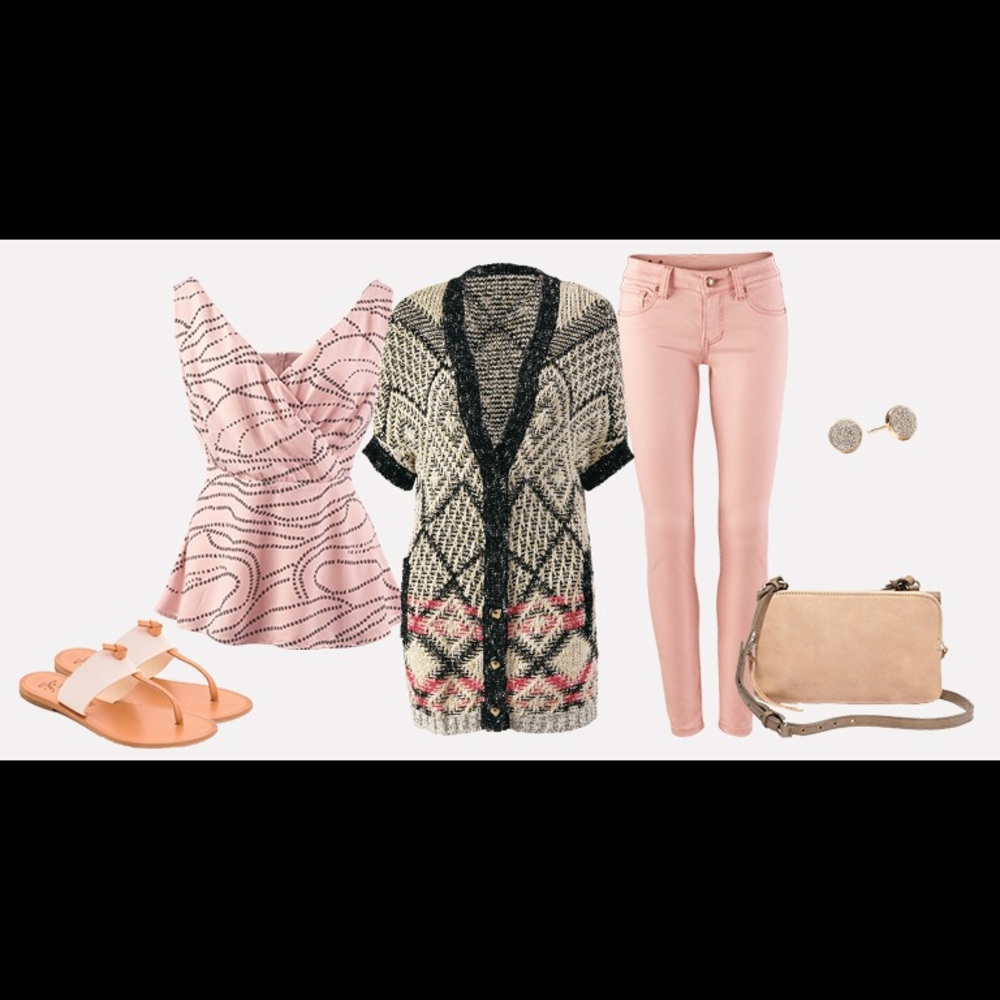 Cabi short sleeved sweater NWT