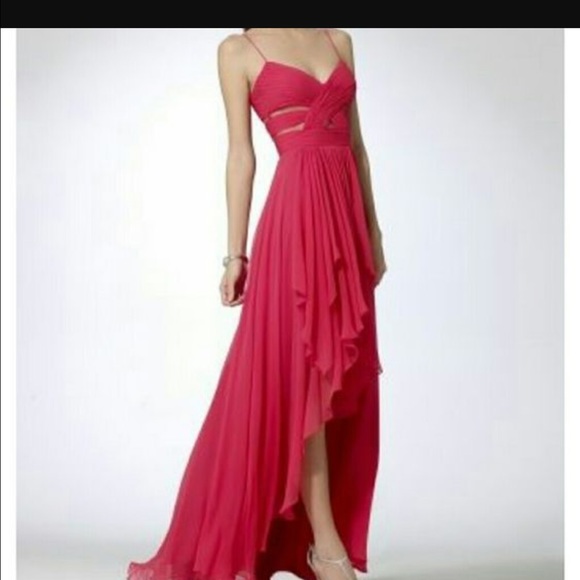 cache hot pink prom dress - Picture 1 of 1