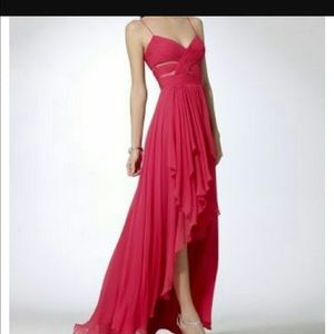 cache hot pink prom dress