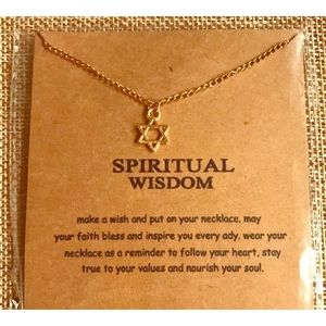 ✡️ Jewish Star Of David Pendant Necklace