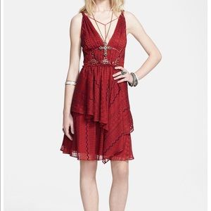 Free People Leia Fit and Flare Holiday Dress
