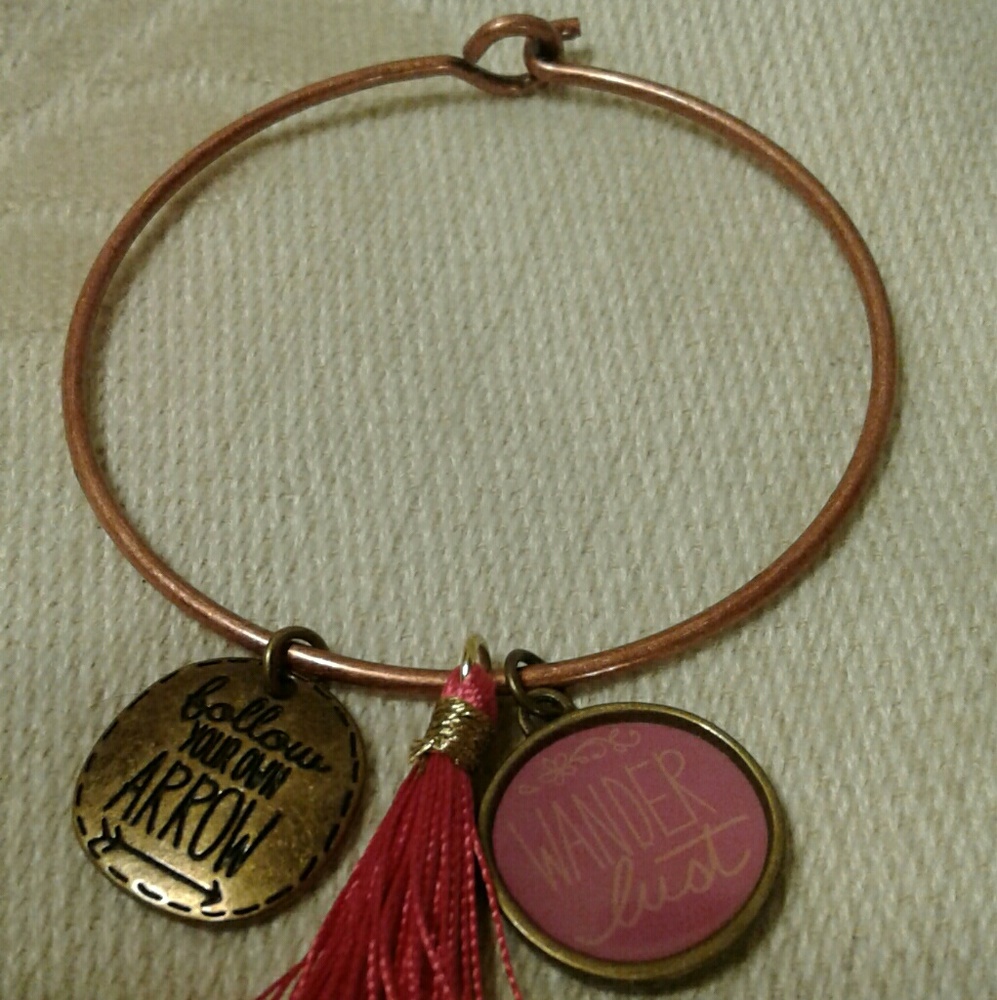 Bangle bracelet handcrafted