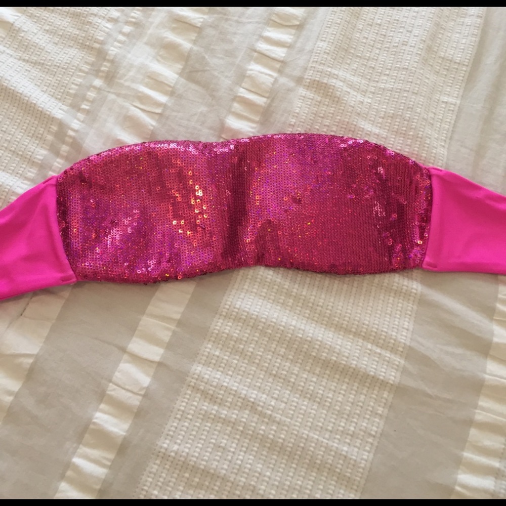 VS Sequin Bandeau Bikini Top