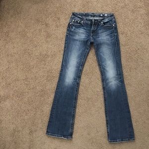 MISS ME  bootcut jeans - dark denim