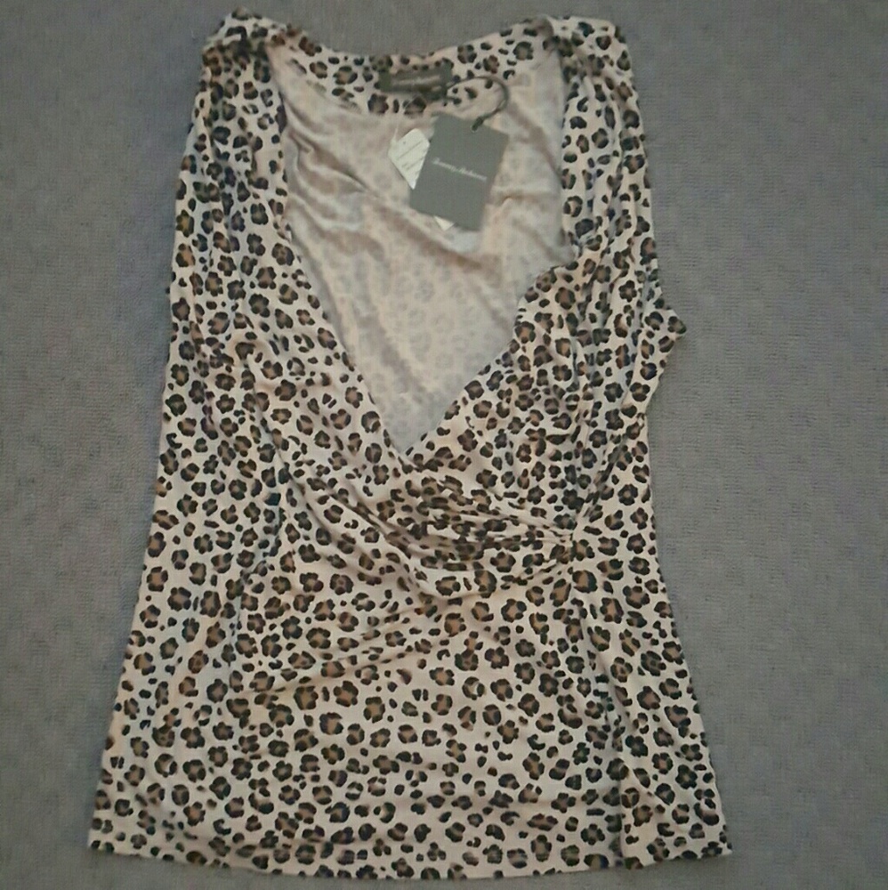 Tommy Bahama leopard tank NWT