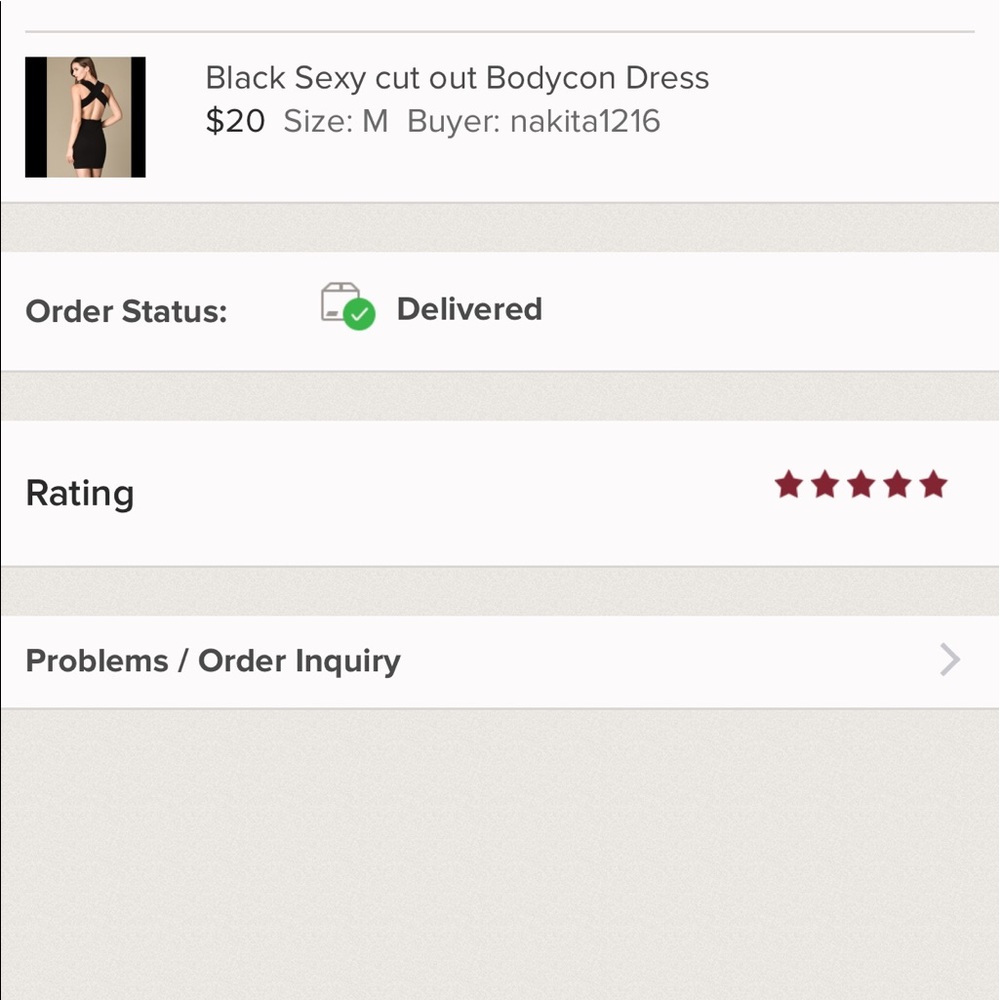 Black Sexy cut out Bodycon Dress - Picture 4 of 4
