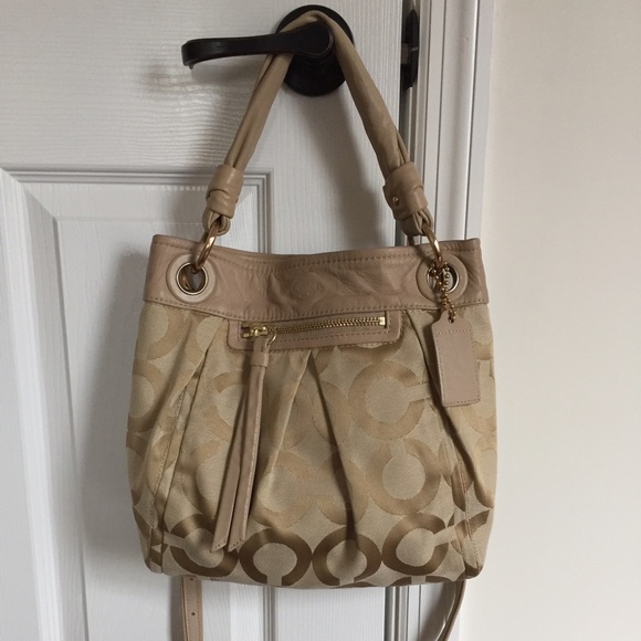 Coach Handbags - Coach Parker signature op art hippie