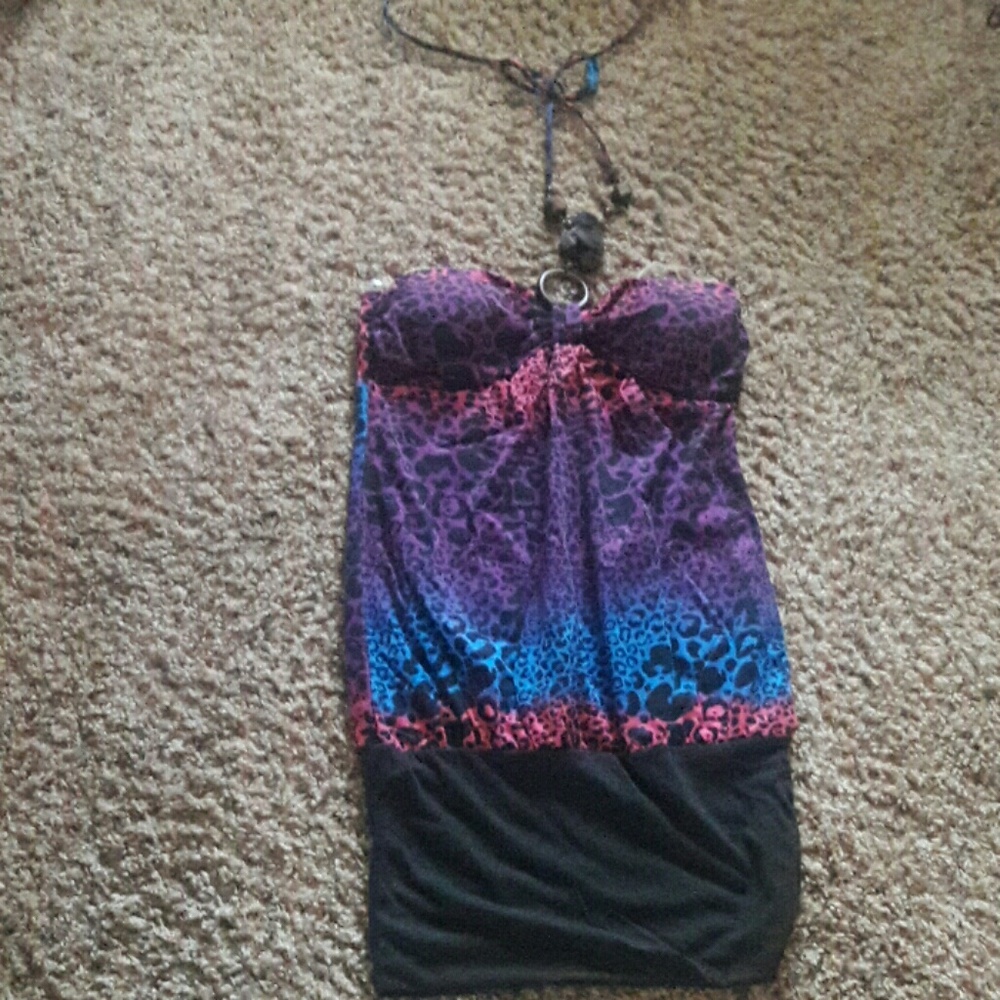BNWT Sexy lil summer halter blouse size medium