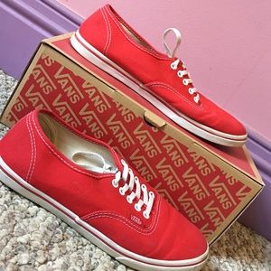 Red Vans