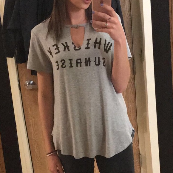 Tilly's Tops - "Whiskey Sunrise" Top