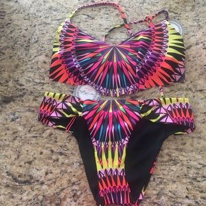 Mara Hoffman Bikini. Size M bottom. Size 8 top
