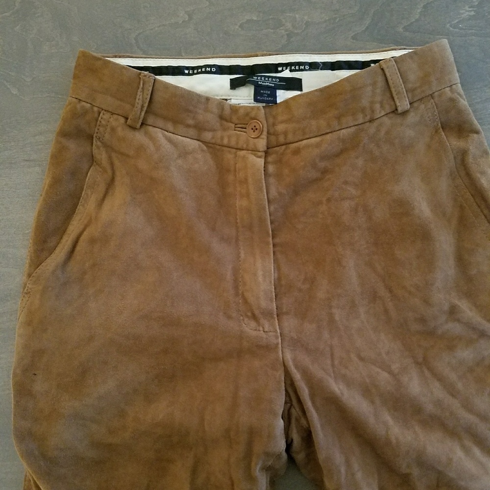 Maxmara weekend suede pants