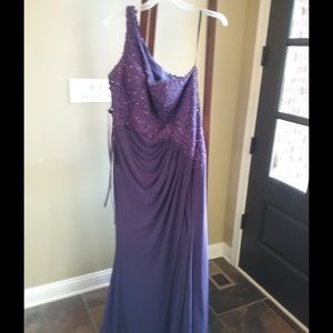 Purple prom dress