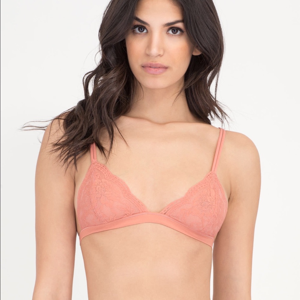  Final Price  Blush Semi Sheer Bralette