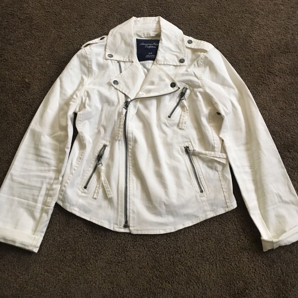 White Moto jacket