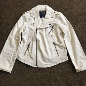 White Moto jacket