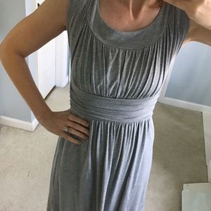 Gray Empire Waist Dress
