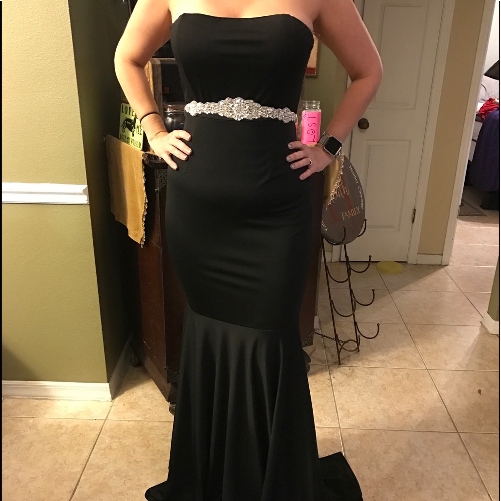 Black formal dress