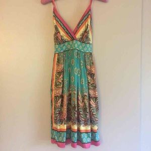 Bright colored Nicole Miller sundress