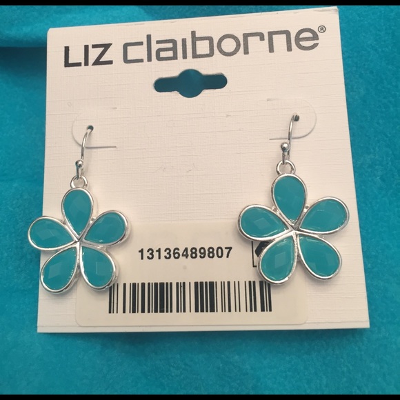Liz Claiborne Jewelry - BNWT Liz Claiborne flower earrings