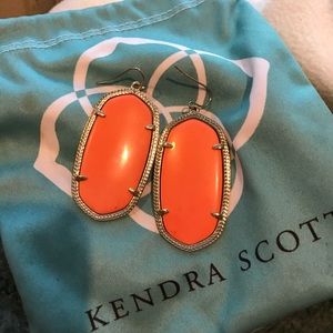 Coral Danielle Kendra Scott Earrings