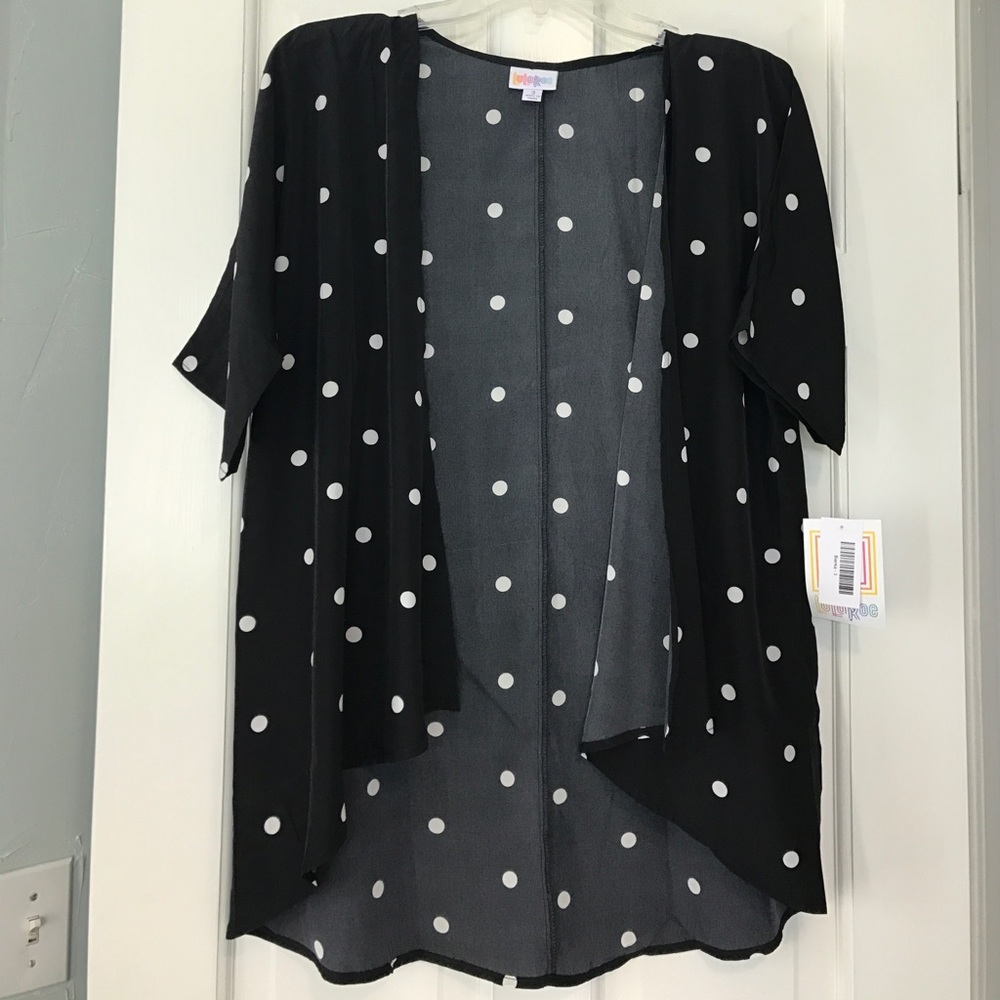 LuLaRoe Bianca - black and white sz 3 but fits me!